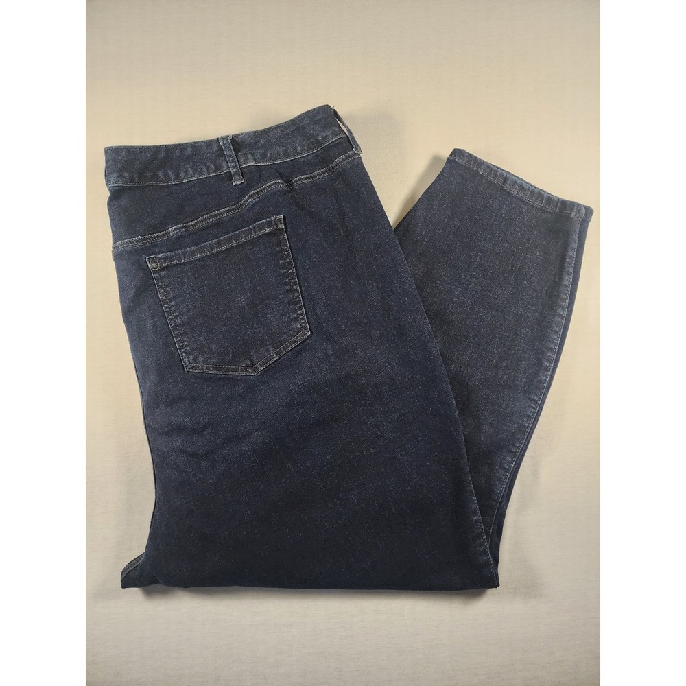Torrid Trio Fit Skinny Limitless Stretch Jeans Indigo Blue Plus Size 28R 30R